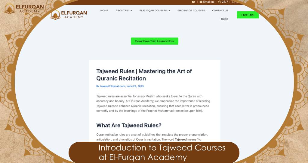 Tajweed Courses 